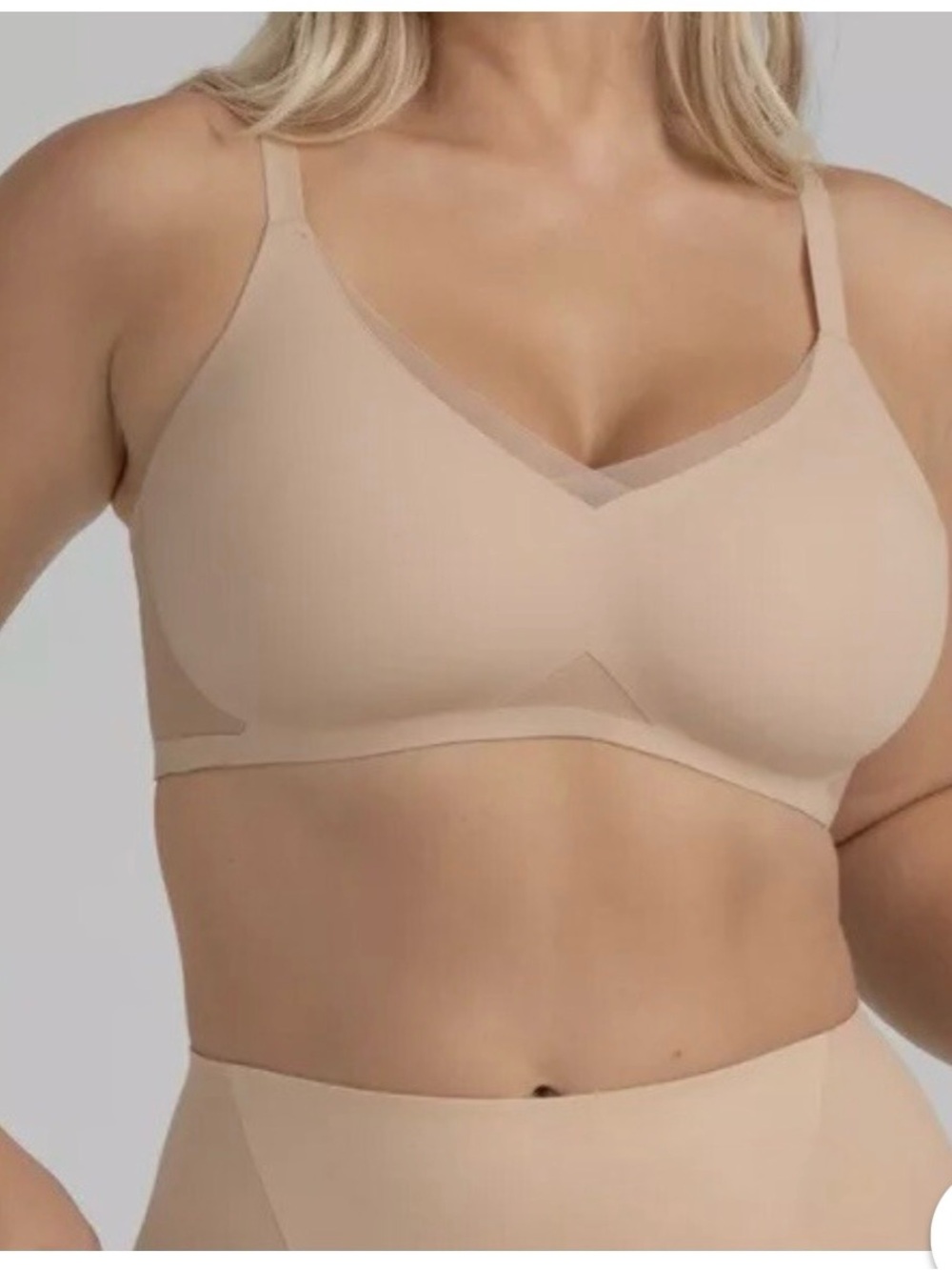 Honeylove Seamless Wireless Bra in Nude Beige